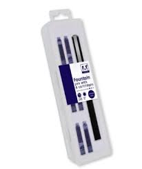 FOUNTAIN PEN/ 6 CARTRIDGES