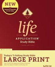 NIV Life Application Study Bible, Third Edition, Large Print