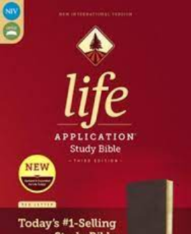 LIFE APPLICATION STUDY BIBLE..