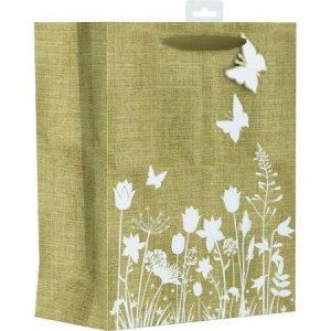 GIFT BAG-HESSIAN FEMALE-LARGE
