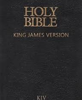 KJV HOLY BIBLE REFERENCE