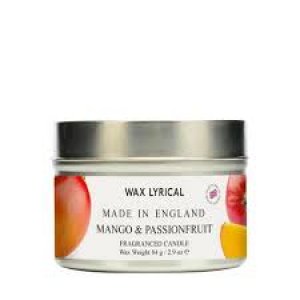 MANGO & PASSION CANDLE (TIN) - UP TO 20 HRS