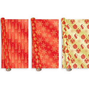 GIFTWRAP-FOIL 5MTR RICH DELIGHTS GOLD