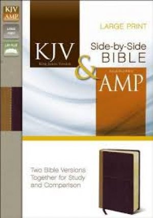 KJV and Amplified Side-by-Side Bible, Large Print