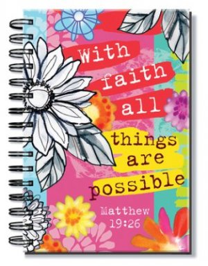 With Faith All Things Are Possible, Floral Journal