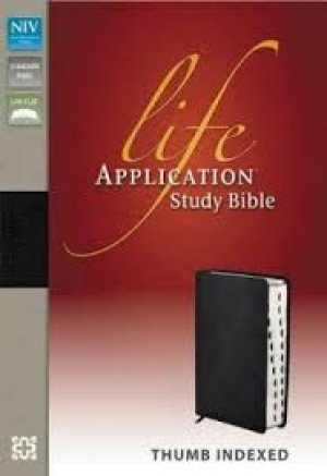 NIV Life Application Study Bible, BLACK