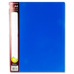 A4 40 POCKET DISPLAY-BLUE
