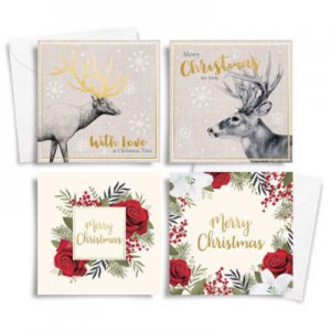 10 SQUARE CLASSIC XMAS - FOIL