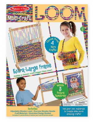 WOODEN MULTI-CRAFT LOOM - AGES(6YRS+)