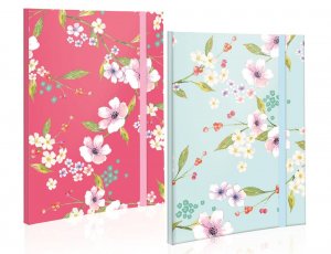 A4 CASEBOUND NOTEBOOK-FLORAL