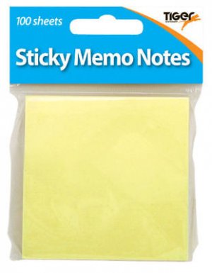 STICKY NOTE- YELLOW 3"X3"