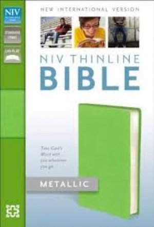 NIV Thinline Metallic Bible GREEN