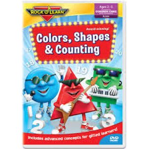 Colors Shapes & Counting Dvd (Ages 2-5)