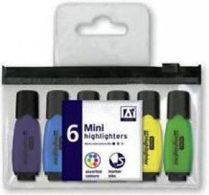 6 MINI HIGHLIGHTER PENS