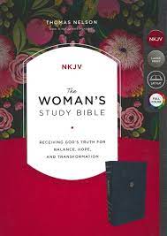 NKJV Woman's Study Bible--soft leather-look