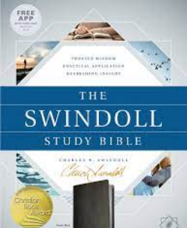 SWINDOLL STUDY BIBLE BLACK