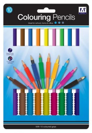 10 COLOURING PENCILS (FTCL/1)
