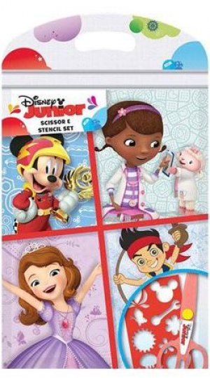 DISNEY JUNIOR: SCISSOR & STENCIL SET
