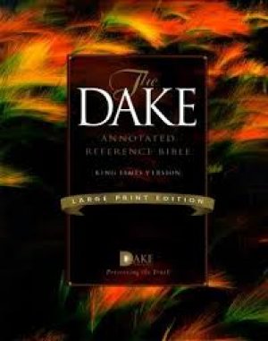 KJV-DAKE REFERENCE BIBLE LARGE PRINT, HARD COVER