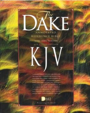 KJV Dake Annotated Reference Bible (large note edition) - Black