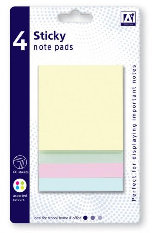 STACK OF 4 STICKY NOTES
