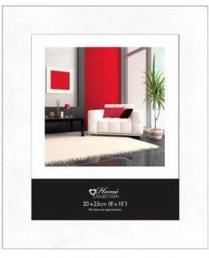 WHITE HIGH GLOSS FRAME - 20 * 25cm (LAQD)