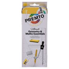 Premto Yellow Tin Maths Set