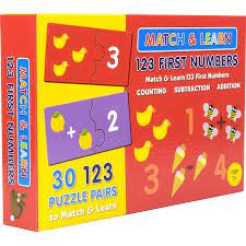 123 FIRST NUMBERS Match & learn 123 First Numbers