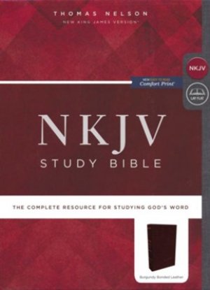 NKJV STUDY BIBLE (BURGUNDY BONDED LEATHER)