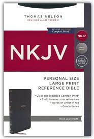 PERSONAL SIZE LARGE PRINT REFERENCE BIBLE