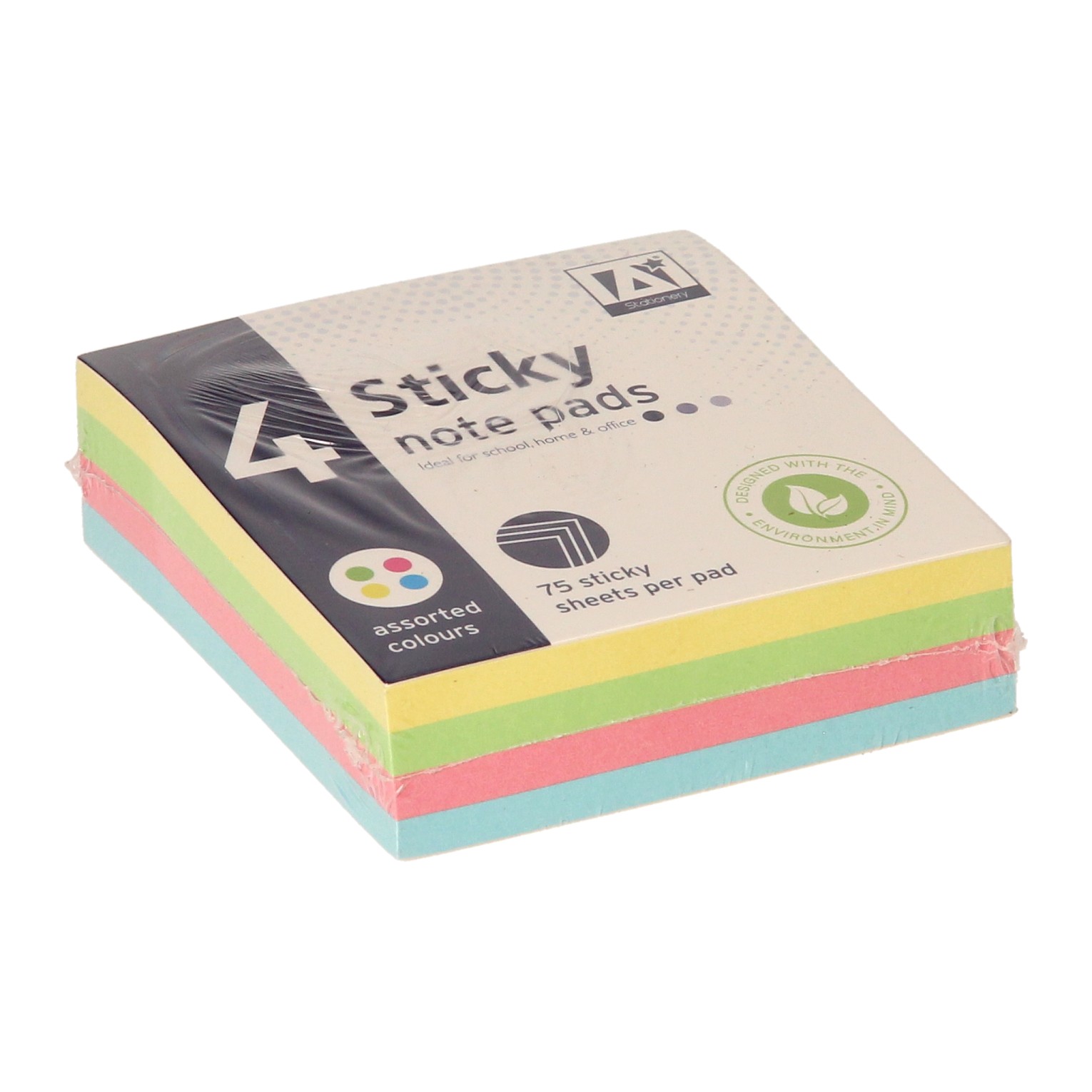 4 STICKY NOTE PADS