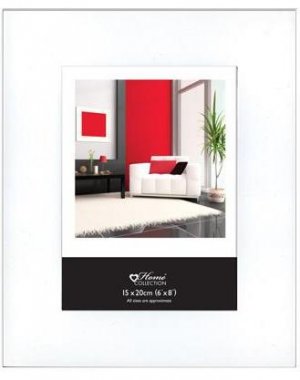 WHITE HIGH GLOSS FRAME 15 * 20cm(LAQC)