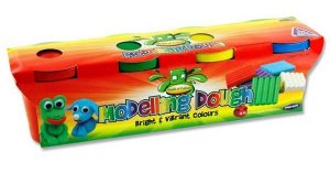 4 TUBS OF MODELLING CLAY