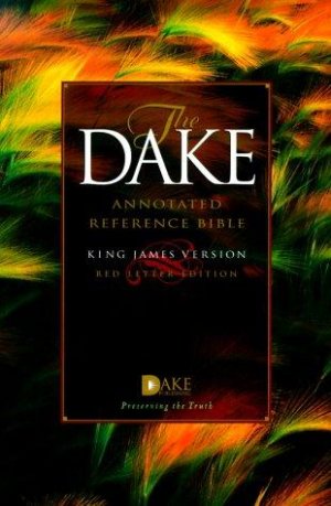 KJV-DAKE REFERENCE BIBLE,SHORT NOTE-HARD COVER