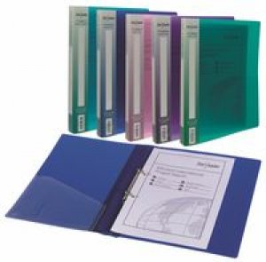 2 RINGBINDER ELECTRA PURPLE