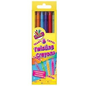 6 TWISTING CRAYONS