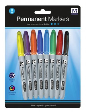 8 PERMANENT MARKERS (AAMD)