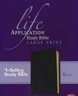 LIFE APPLICATION STUDY BIBLE LARGE PRINT