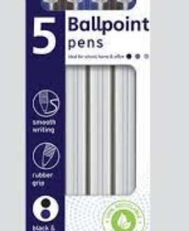 5 BALLPOINT PENS