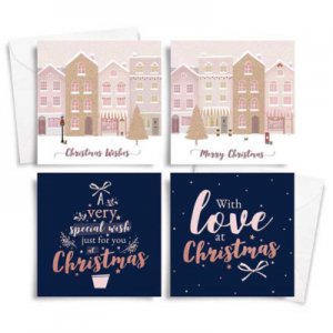 10 SQUARE METALLIC - GLITTER