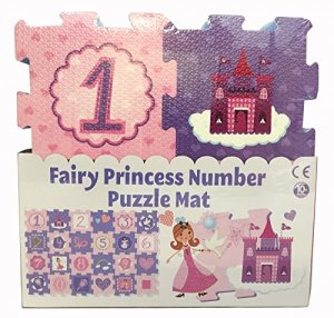 FAIRY PRINCESS NUMBER PUZZLE MAT